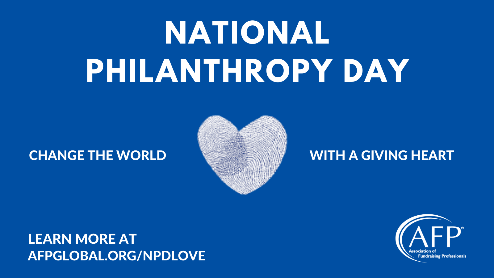 National Philanthropy Day Toolkit Association of Fundraising